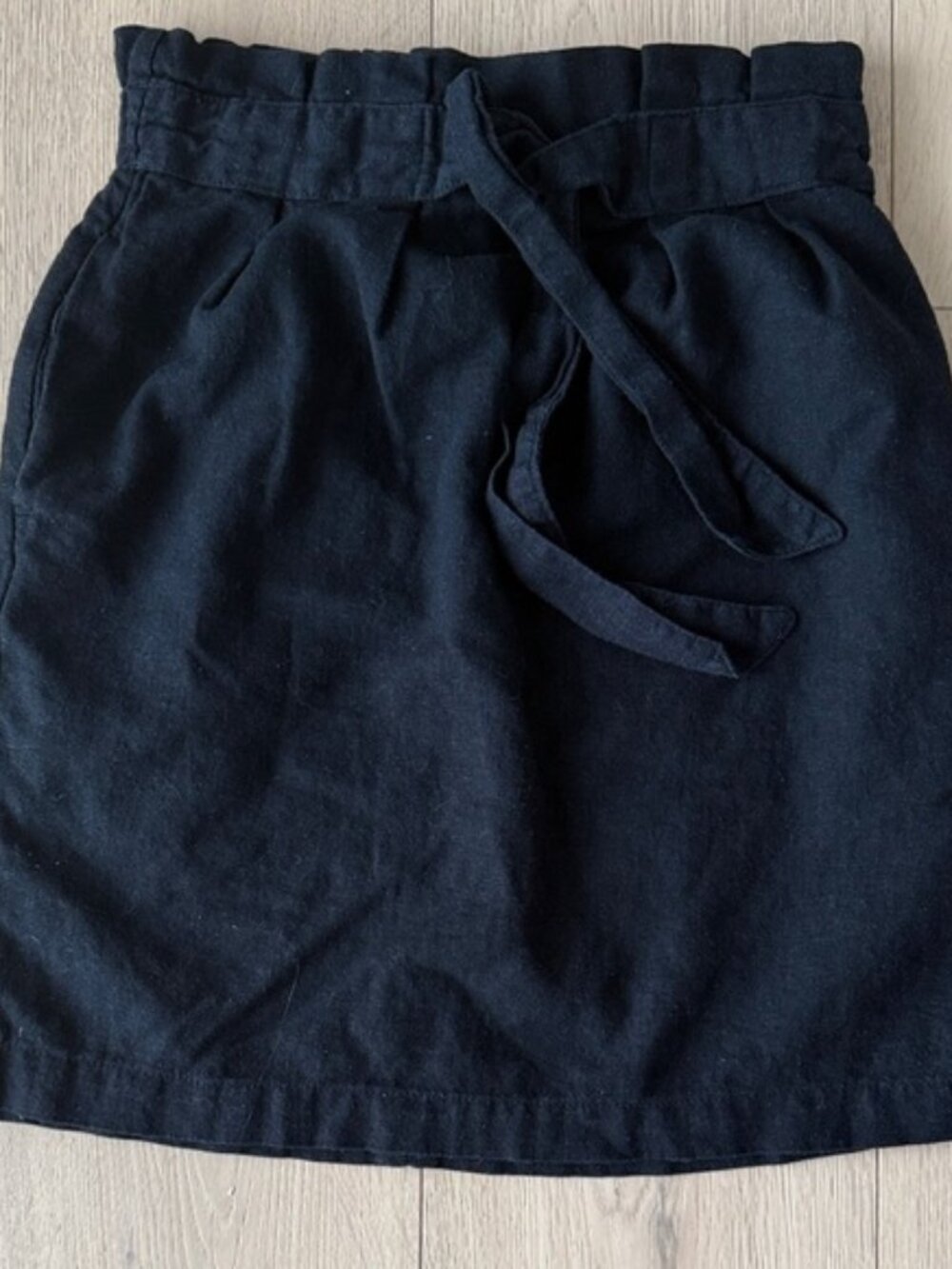 Dynamite Short Black Women's Skirt with Tie Front- Size XS